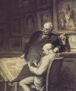 Honore  Daumier, The Print Collectiors (nn03)
